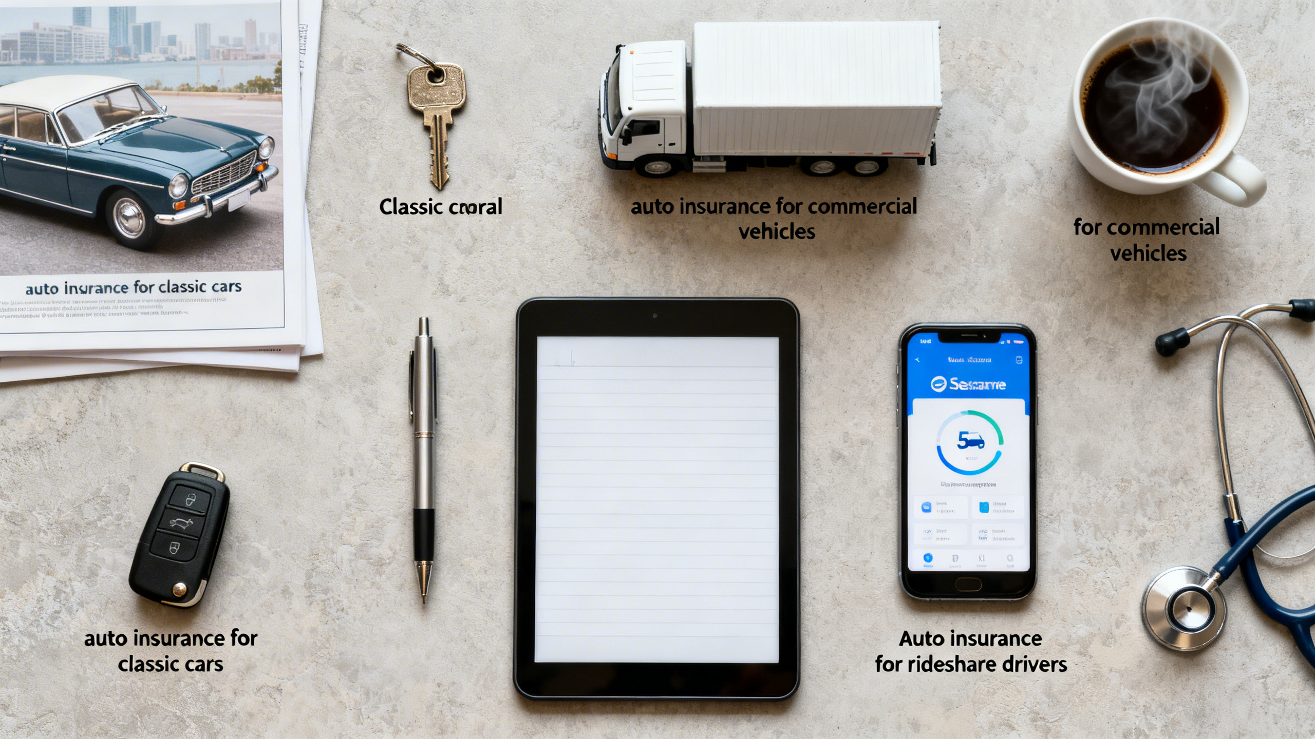 Comprehensive Guide to Auto Insurance for Electric Cars, Classic Cars, Rideshare Drivers, Commercial Vehicles, and Leased Cars