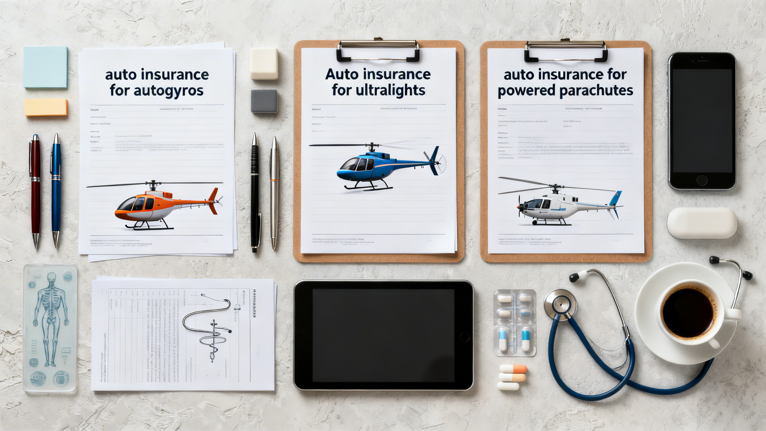 Comprehensive Guide to Auto Insurance for Ultralights, Gyrocopters, Autogyros, Paramotors, and Powered Parachutes: Premium Factors, Calculation, and More